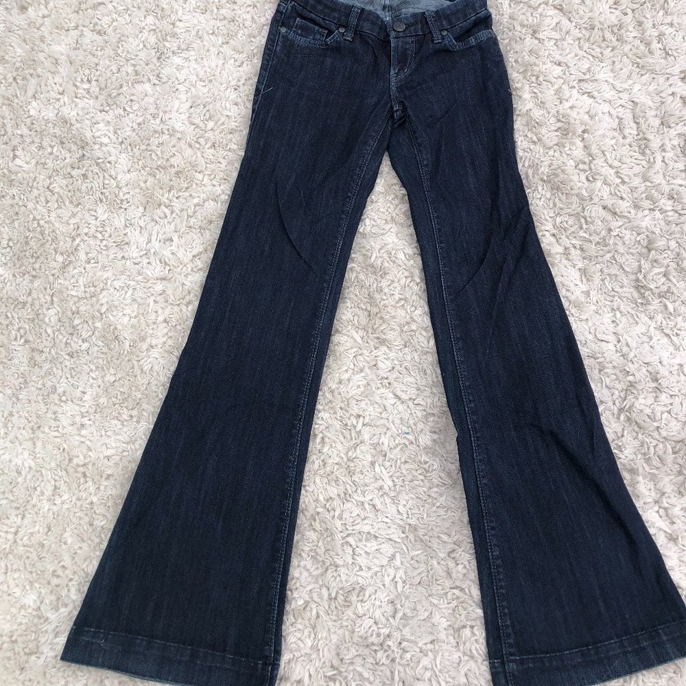 Dark Wash Flare/Boot Cut Jeans